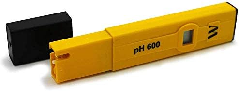 Milwaukee pH600-AQ LED Economical Pocket pH Tester with 1 Point Manual Calibration, 0.0 to 14.0 pH, +/-0.1 pH Accuracy, 0.1 pH Resolution