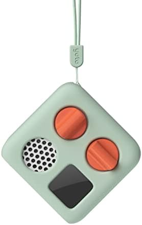 Yoto Mini Adventure Jacket in Frog Soup (Green) with Matching Wrist Lanyard – Accessory for Kids Mini Audio Device, Anti-Slip Silicone Skin Cover, Fitted Protective Sleeve Case