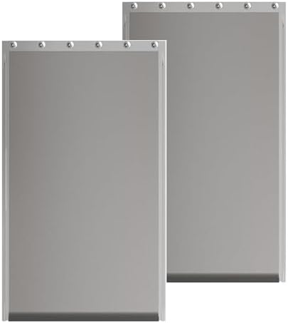 2PACK Extra Large Dog Door Replacement Flaps with Screws - Pet Door Replacement Flap Compatible with Petsafe Freedom Doggie Doors Replacement Flaps PAC11-11040 13 1/8" X 24 7/8", Flexible, No Warped