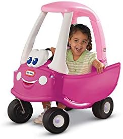 Little Tikes Princess Cozy Coupe Ride-On Toy - Toddler Car Push and Buggy Includes Working Doors, Steering Wheel, Horn, Gas Cap, Ignition Switch - For Boys and Girls Active Play , Magenta