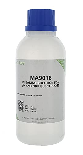 Milwaukee Instruments MA9016 Cleaning Solution for pH/ORP Electrode, 230 mL Volume