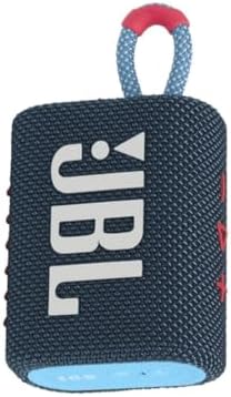 JBL Go 3 Portable Waterproof Wireless IP67 Dustproof Outdoor Bluetooth Speaker (Blue Pink)