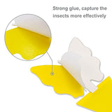 60PCS Yellow Sticky Traps, Dual-Sided, for Capturing Insects Like Gnats, Fruit Flies, Aphids