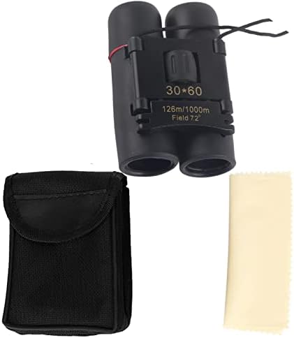 Binoculars, Mini Powerful Handheld Telescope 30x60 Ultra HD Small Optic Prism Adult Kid Portable Lightweight Super Bright Focusing Rangefinder for Bird Watching Hunting Stargazing Hiking Sport