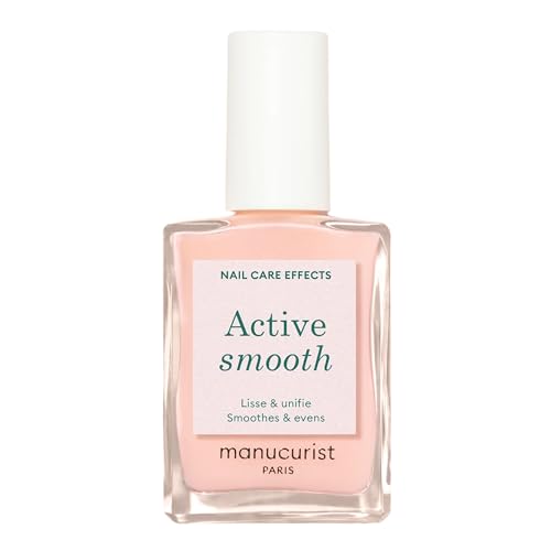 Manucurist Active Smooth™ Nail Concealer Polish & Care - 2 in 1 Nude Nail Polish : Nail Strengthener and Growth - No Lamp - Nail Concealer - Ridge Filler for Nails - Natural Nail Polish