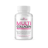 Multi Collagen Pills with Hyaluronic Acid and Vitamin C, Biotin - Type I, II, III, V, X Hydrolyzed Collagen Protein; Healthy Hair, Skin, Nails, Joints -120- Collagen Peptides Capsules for Women & Men