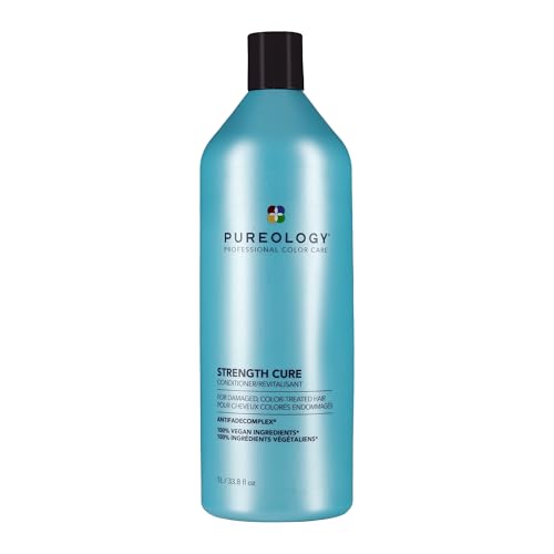 Pureology Strength Cure Conditioner | For Damaged, Color-Treated Hair | Softens & Strengthens Hair | Sulfate Free | Vegan