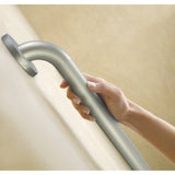 Enjoy greater peace of mind in the bathroom with the Moen 36-Inch Grab Bar. This ADA grab bar supports up to 500 pounds. Its 1.25-inch diameter and slip-resistant peened finish provide a reliable handhold whether you're showering, bathing, or using the to