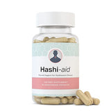 IBDassist HashiAid - Low Thyroid Supplement - Hashimoto's Disease Support - Hypothyroidism - Fight Fatigue, Balance Hormones, Promote Focused Energy - Turmeric, Iodine, Zinc, Selenium and More