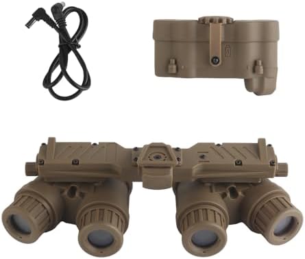 GPNVG 18 Tactical Binocular Night Vision Dummy Model,Tactical Helmet No Function NVG Model Kit for Cosplay Display