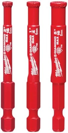 Milwaukee 49-56-0500 Diamond Max Diamond Grit Hole Saw 3 Piece Set 49560500 0
