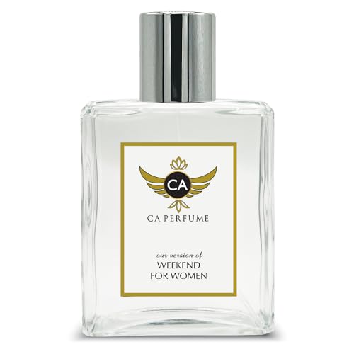 CA Perfume Impression of Weekend For Women Replica Fragrance Dupes Eau de Parfum Spray Bottle 3.4 Fl Oz/100ml-X1