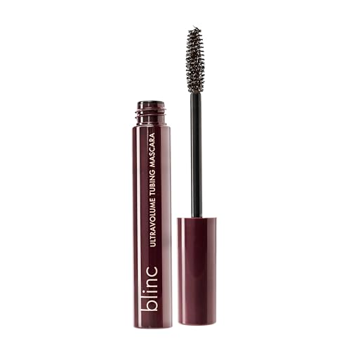 Blinc UltraVolume Tubing Mascara, Volumizing, Lengthening and Curling Mascara, Ultra-Longwearing Washable Mascara, Clean, Vegan and Cruelty-Free