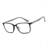 BLUEMOKY Blue Light Reading Glasses for Men，Sport Square Frame Readers, Anti Glare Computer Glasses(Black,3.00)