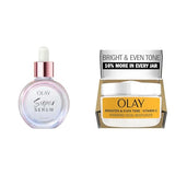 Olay Super Serum 1.0 oz + Olay Bright & Even Vitamin C Face Moisturizer 2.0 oz