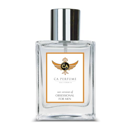 CA Perfume Impression of Calvin Obsessional For Men Replica Version Fragrance Dupes Concentrated Long Lasting Eau de Parfum Spray Refillable Atomizer Bottle 1.7 Fl Oz/50ml-X1