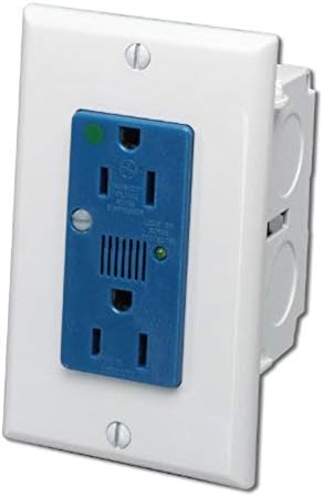 Leviton 47605-ACS J-Box Surge Protective Kit - Single AC Power Module,White/Blue