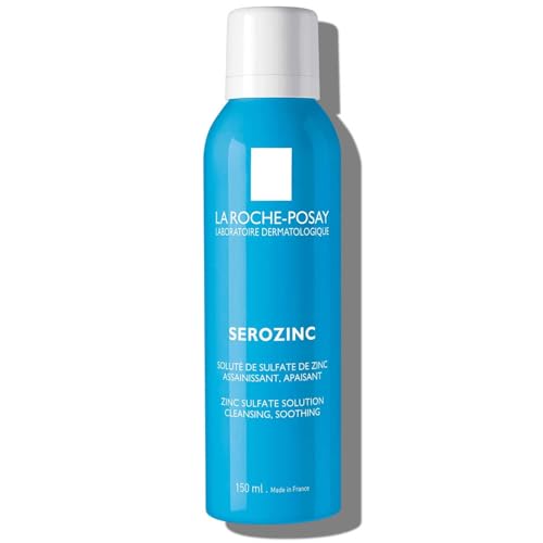La Roche-Posay Serozinc Face Toner for Oily Skin with Zinc, Mattifying Face Spray and Acne Prone Skin Toner to Reduce Shine for Oil Control, Alcohol Free Face Mist , 5 Fl Oz (Pack of 1)