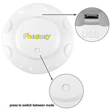 Phosooy 2 Pack Mosquito Trap, 4-in-1 Electric Pest Trap with 10 Sticky Board Refills, Night Light Dome Flea Trap Killer Works on Fleas, Moths, Mosquitoes for Indoor Use