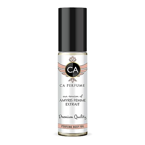 CA Perfume Impression of Amyris Femme Extrait For Women Fragrance Body Oil Roll-On 0.3 Fl Oz/10ml