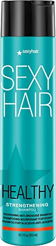 SexyHair Healthy Strengthening Anti-Breakage Shampoo/Conditioner | Helps Provide Strength and Flexibility to Damaged Hair | SLS and SLES Sulfate Free
