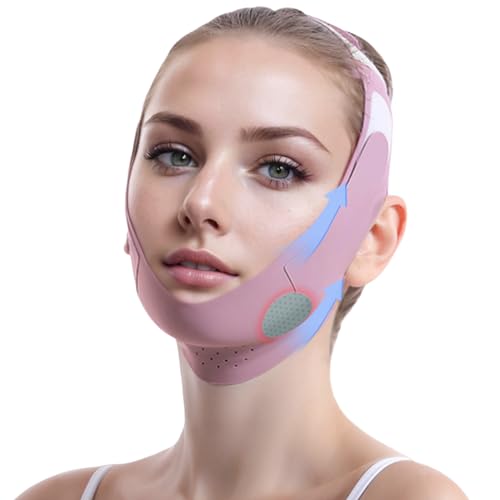 Graphene V-Line Mask Chin Up Mask V Shaped Face Mask Chin strap for sleeping, Jaw Exerciser(lilac)