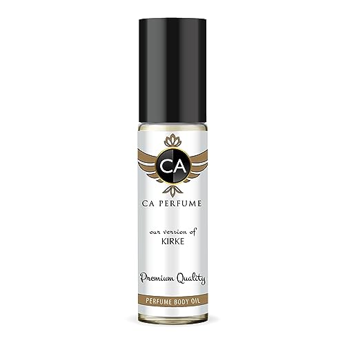 CA Perfume Impression of Tiziana Kirke For Women & Men Replica Fragrance Body Oil Dupes Alcohol-Free Essential Aromatherapy Sample Travel Size Concentrated Long Lasting Attar Roll-On 0.3 Fl Oz/10ml