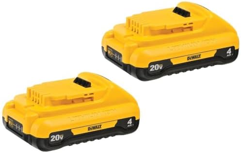 DEWALT 20V MAX 4 Ah Lithium Ion Battery 2-Pack (DCB240-2)
