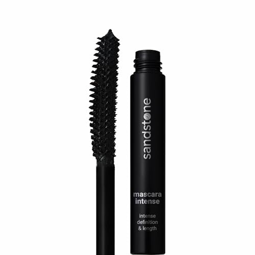 Hypoallergenic Mascara Sensitive Eyes - Smudge-Proof, Sweatproof, Lengthening Mascara with amazing separation of the lashes - Vegan, Non Toxic Mascara Black