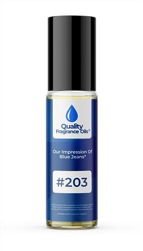 Quality Fragrance Oils' Impression #203, Inspired by Blue Jeans for Men (10ml Roll On)