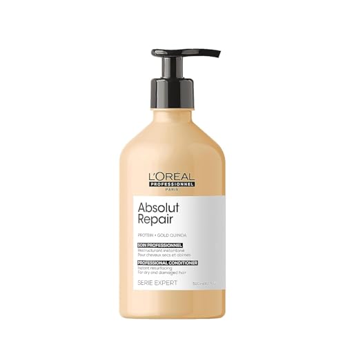 L'Oreal Professionnel Absolut Repair Conditioner | For Dry/Damaged Hair | Repairs Hair and Provides Shine | With Quinoa and Proteins