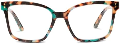 Peepers by PeeperSpecs Women's Octavia Square Blue Light Blocking Glasses