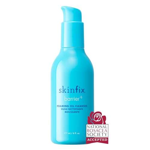 Skinfix Barrier+ Foaming Oil Cleanser: Gently Removes Dirt and Makeup, Reduces Visible Redness, Doesn’t Strip Skin Lipids, 6 Fl Oz