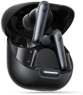 Soundcore by Anker Liberty 4 NC Wireless Earbuds, 98.5% Noise Reduction, Adaptive Noise Cancelling to Ears and Environment, Hi-Res Sound, 50H Battery, Wireless Charging, Bluetooth 5.3