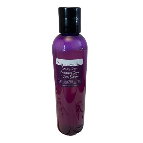 8 oz Rapunzel Hair Moisturizing ginger & honey shampoo sulfate free all natural green tea peppermint oil for babies kids men and women