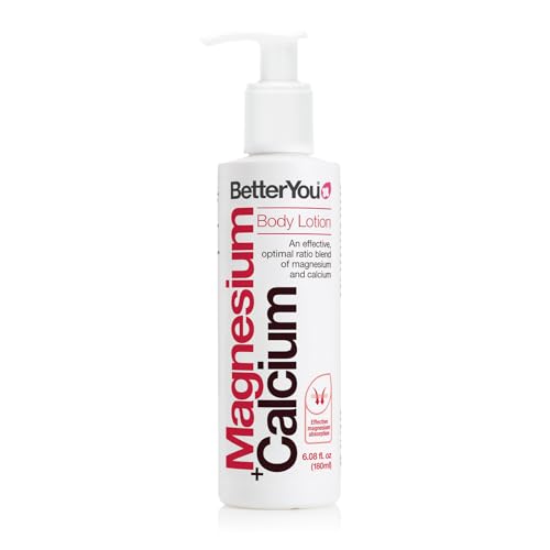 BetterYou Magnesium Plus Calcium Body Lotion - Body Cream With Magnesium And Calcium - Topical Cream For Bone Support - Dry Skin Lotion - 6.08 oz