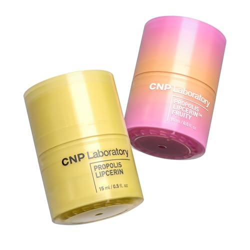 CNP Lip Duo - Honey Lip Butter Bundle | Hydrating Overnight Manuka Lip Balm & Mask, 12hrs Long-lasting Moisture, Gentle Exfoliation, Korean Skin Care