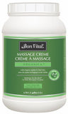 Bon Vital' Organica Massage Creme, Professional Massage Therapy Cream with Certified Organic Ingredients for Earth-Friendly & Relaxing Massage, Organic Jojoba Oil for Easy Glide, 1 Gal, Label may Vary
