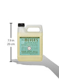 MRS MEYERS CLEAN DAY Soap Refill, Liquid Basil, 33 Ounce (Pack of 6)