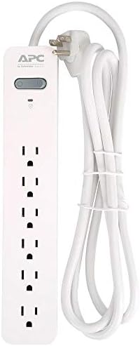 APC SurgeArrest 6-Outlet Surge Protector w/ 6 ft. Cord (White)
