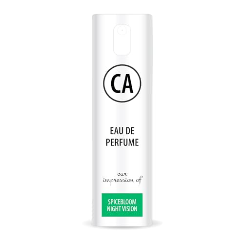 CA Perfume Impression of Spicebloom Night Vision For Men Eau de Parfum Spray Atomizer Bottle 0.33 Fl Oz-X1