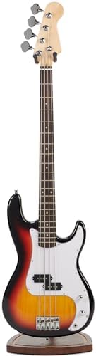Bass Guitar Stand, Electric Bass Stand for Studio, Living Room, Handcrafted Electric Bass Guitar Stand, Wood Guitar Stand Floor for Electric Guitar, Bass Guitar, Banjo, Guitar Gifts for Men