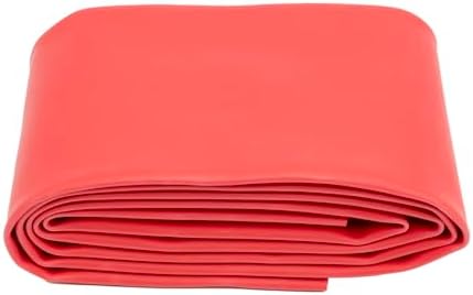 2" Heat Shrink Tubing - 3:1 Ratio Dual Wall Adhesive Lined, Marine Grade, Waterproof Insulation - Electrical Industrial Cable Wire Tube Wrap - Red, 4FT