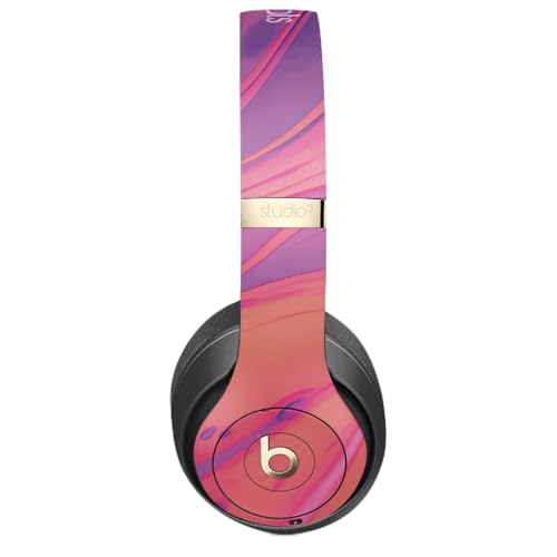 Headphone Skin Compatible with Beats Studio 3 Wireless - Sunset Flow - Premium 3M Vinyl Protective Wrap Decal Cover - Easy to Apply | Crafted in The USA by MightySkins