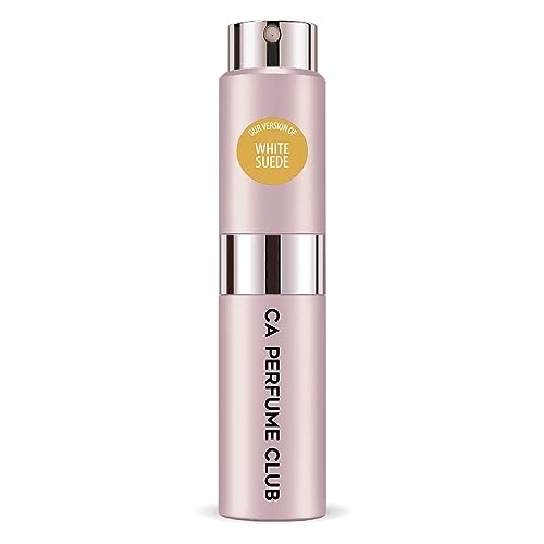 CA Perfume Impression of Tom F White Suede For Women Replica Version Fragrance Dupes Concentrated Long Lasting Eau de Parfum Spray Refillable Atomizer Bottle 0.27 Fl Oz/8ml-X1