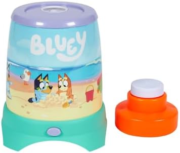 BLUEY Cyclone NO Spill Bubble Machine | Bluey Toy for Baby, Toddlers and Kids | Includes Non Toxic Bubble Solution