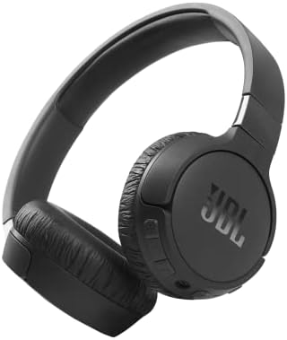 JBL Tune 660NC wireless with Active Noise Cancelling, up to 55 hours battery, microphone for call, foldable and comfortable, Android and iOs compatible (Black)
