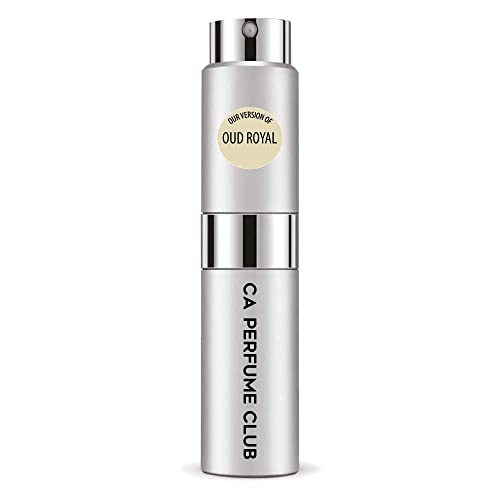 CA Perfume Impression of Oud Royal For Women & Men Replica Version Fragrance Dupes Concentrated Long Lasting Eau de Parfum Spray Refillable Atomizer Bottle 0.27 Fl Oz/8ml-X1