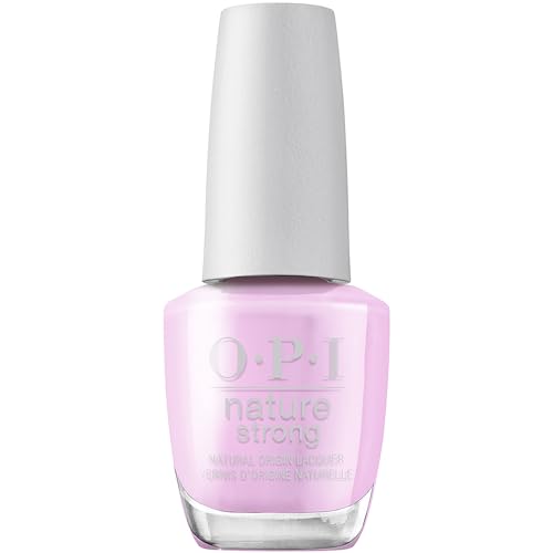 OPI Nature Strong Natural Origin Nail Polish | Sheer Light Pink Nude Neutral Crème Eco-Friendly Nail Polish | Plant Based, Vegan, Cruelty Free
