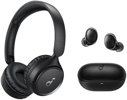 Soundcore H30i Wireless On-Ear Headphones, with Life A3i Noise Cancelling Wireless Earbuds, Bluetooth 5.2, Hybrid ANC, Deep Bass, AI-Enhanced Calls with 6 Mics, 40H Playtime, Fast Charging